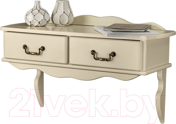 Изображение товара Консольный столик Мебелик Берже 20 (слоновая кость)