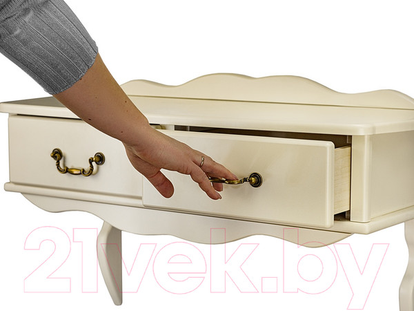 Изображение товара Консольный столик Мебелик Берже 20 (слоновая кость)