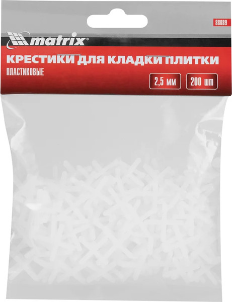 Изображение товара Крестики для укладки плитки Matrix 88089 (200шт)