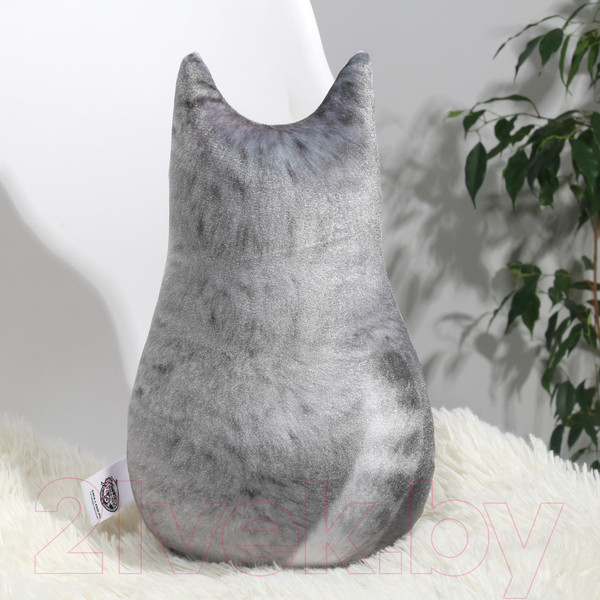 Изображение товара Подушка декоративная Mni Mnu Серый кот / 4288785