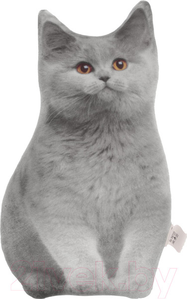 Изображение товара Подушка декоративная Mni Mnu Серый кот / 4288785