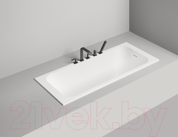 Изображение товара Ванна из искусственного мрамора Salini Orlanda Kit 170x80 / 102116M (S-Sense, матовый)