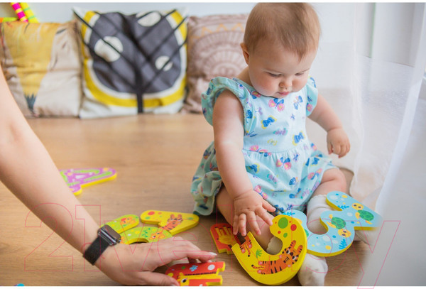 Изображение товара Набор игрушек для ванной Крошка Я Учимся считать: Животные / 7572000