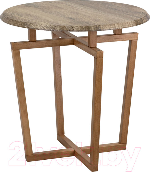 Изображение товара Журнальный столик Мебелик Рилле 440 (дуб крымский состаренный/бук)