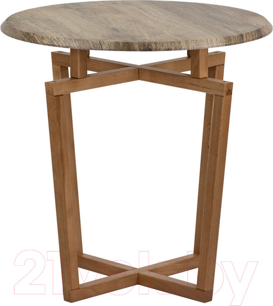 Изображение товара Журнальный столик Мебелик Рилле 440 (дуб крымский состаренный/бук)