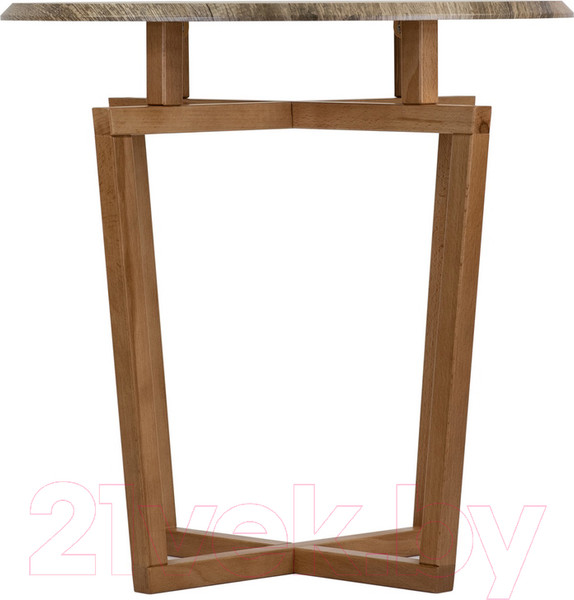 Изображение товара Журнальный столик Мебелик Рилле 440 (дуб крымский состаренный/бук)