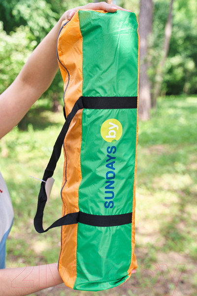 Изображение товара Палатка Sundays ZC-TT007-4P v2 (зеленый/оранжевый)