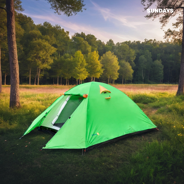 Изображение товара Палатка Sundays ZC-TT007-4P v2 (зеленый/оранжевый)