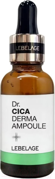 Изображение товара Сыворотка для лица Lebelage Dr.Cica Derma Ampoule успокаивающая (30мл)