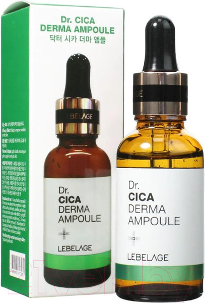 Изображение товара Сыворотка для лица Lebelage Dr.Cica Derma Ampoule успокаивающая (30мл)