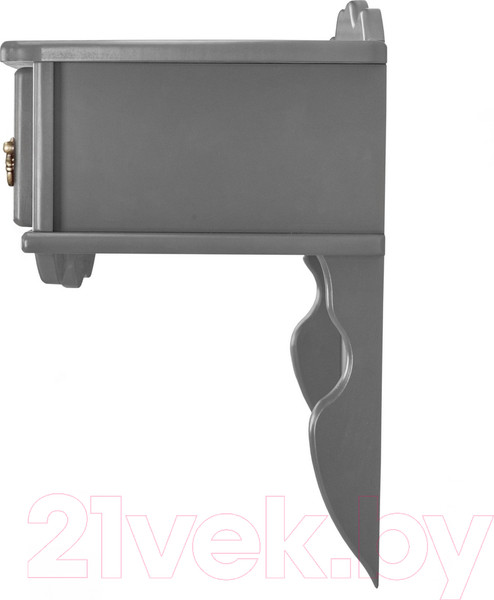 Изображение товара Консольный столик Мебелик Берже 20 (серый графит)