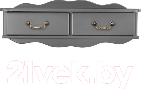 Изображение товара Консольный столик Мебелик Берже 20 (серый графит)