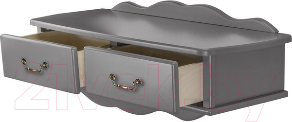 Изображение товара Консольный столик Мебелик Берже 20 (серый графит)