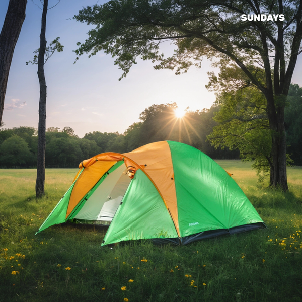 Изображение товара Палатка Sundays ZC-TT010-4P v2 (зеленый/желтый)