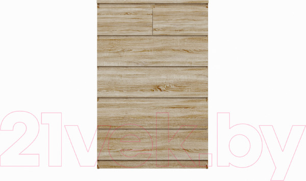 Изображение товара Комод Mio Tesoro Мальта 6 ящиков 80x121 2.05.02.100.3 (дуб сонома)