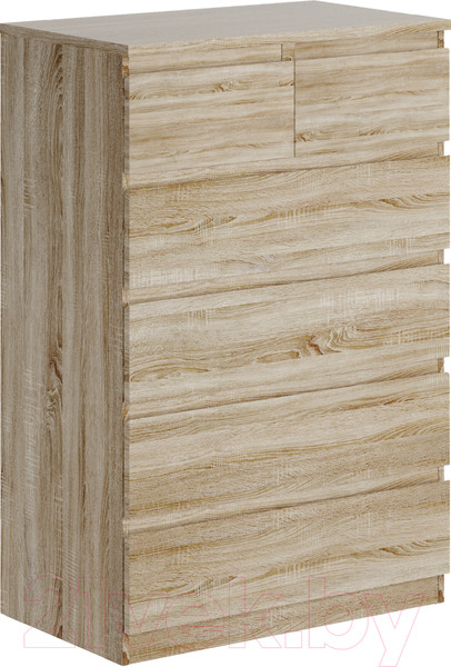 Изображение товара Комод Mio Tesoro Мальта 6 ящиков 80x121 2.05.02.100.3 (дуб сонома)