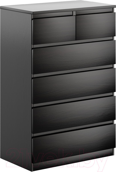 Изображение товара Комод Mio Tesoro Мальта 6 ящиков 80x121 2.05.02.100.5 (дуб венге)