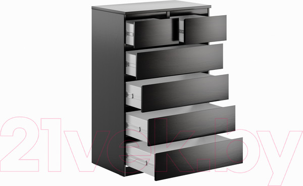 Изображение товара Комод Mio Tesoro Мальта 6 ящиков 80x121 2.05.02.100.5 (дуб венге)