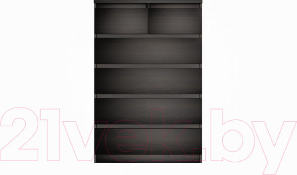 Изображение товара Комод Mio Tesoro Мальта 6 ящиков 80x121 2.05.02.100.5 (дуб венге)