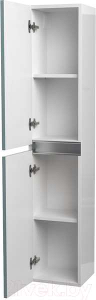 Изображение товара Шкаф-пенал для ванной ЗОВ Софи 150 / SP150MW0MAGVA (адриатик)