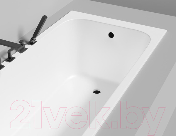 Изображение товара Ванна из искусственного мрамора Salini Orlanda 170x80 / 102016M (S-Sense, матовый)