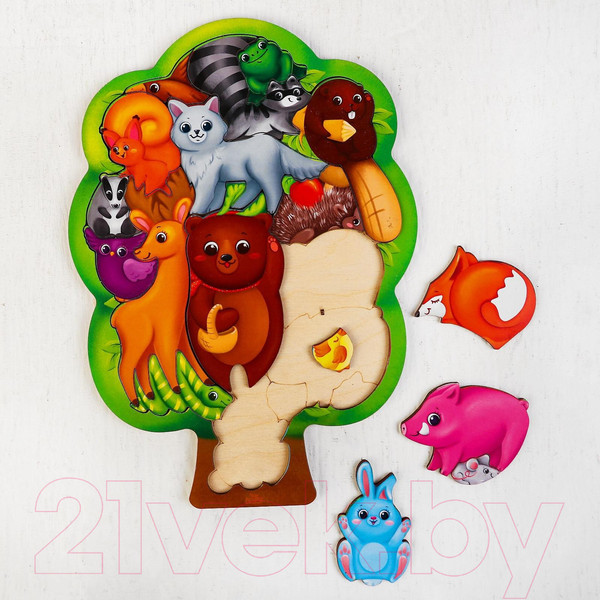 Изображение товара Развивающая игра Лесная мастерская Лесные животные / 4276020