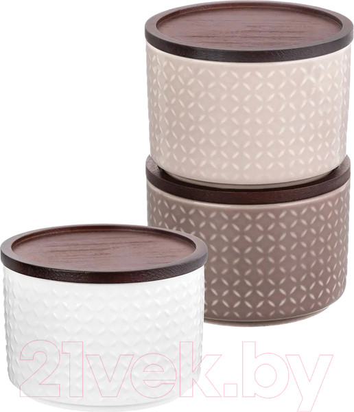 Изображение товара Набор емкостей для хранения Elan Gallery Орнамент / 540741