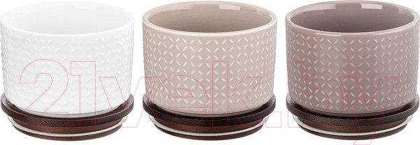 Изображение товара Набор емкостей для хранения Elan Gallery Орнамент / 540741