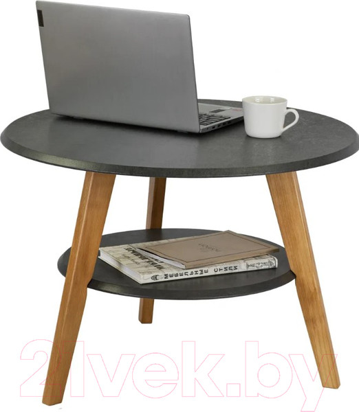 Изображение товара Журнальный столик Мебелик BeautyStyle 17 (серый бетон/бук)