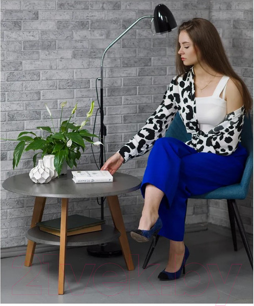 Изображение товара Журнальный столик Мебелик BeautyStyle 17 (серый бетон/бук)