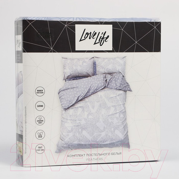 Изображение товара Комплект постельного белья Love Life Feathers / 9305084