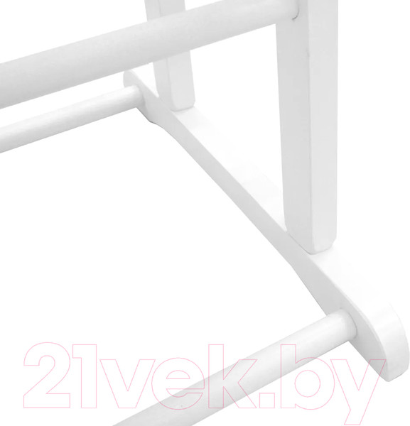 Изображение товара Стойка для одежды Мебелик Костюмная Слуга 1 (белый)