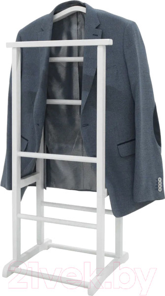 Изображение товара Стойка для одежды Мебелик Костюмная Слуга 1 (белый)