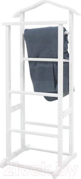Изображение товара Стойка для одежды Мебелик Костюмная Слуга 1 (белый)