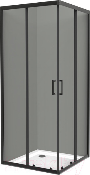 Изображение товара Душевой уголок BelBagno UNO-195-A-2-100-C-NERO