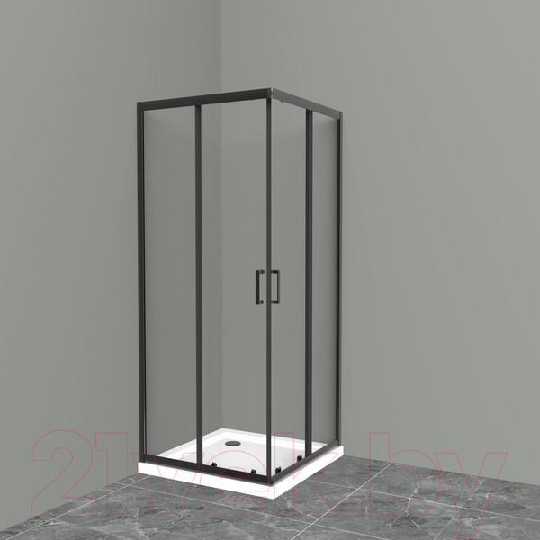 Изображение товара Душевой уголок BelBagno UNO-195-A-2-90-C-NERO