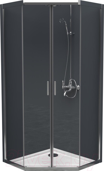 Изображение товара Душевой уголок BelBagno UNO-195-P-2-100-C-Cr