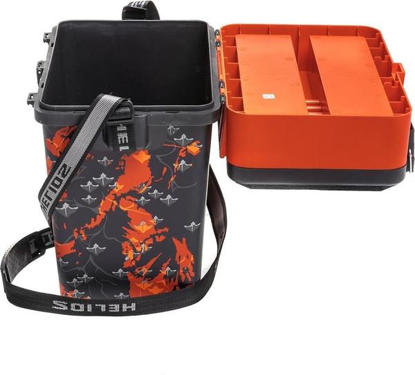 Изображение товара Ящик рыболовный Helios Shark MB-BU-W07 (19л, оранжевый)
