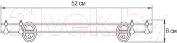 Изображение товара Полка для ванной Ekko E1507-1