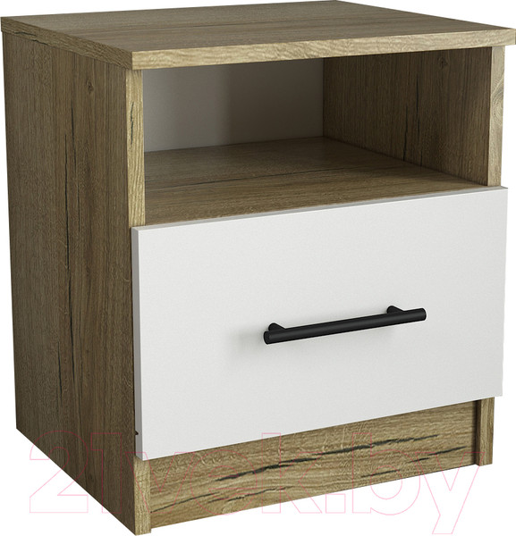 Изображение товара Комплект мебели для спальни Евва Престиж ПР-1.2 (дуб кантри золотой/белый)