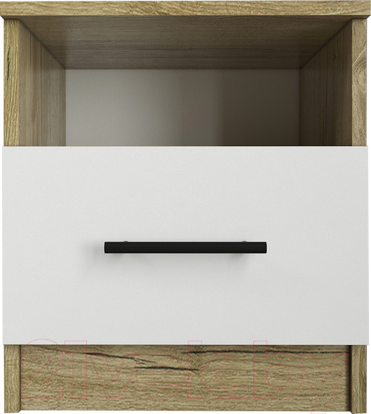 Изображение товара Комплект мебели для спальни Евва Престиж ПР-1.2 (дуб кантри золотой/белый)