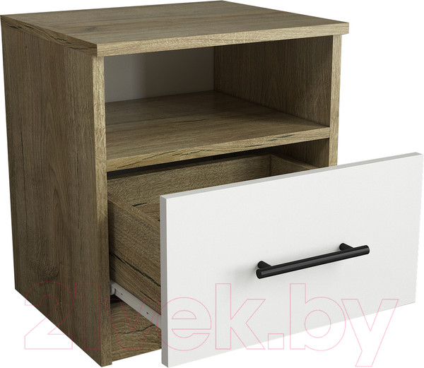 Изображение товара Комплект мебели для спальни Евва Престиж ПР-1.2 (дуб кантри золотой/белый)