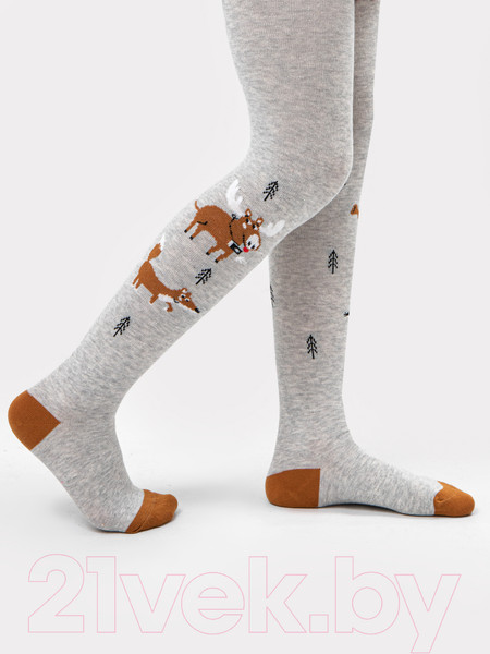 Изображение товара Колготки детские Mark Formelle 700K-2143 (р.116-122, светло-серый меланж)