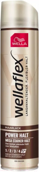 Изображение товара Лак для укладки волос Wellaflex Power Halt (250мл)