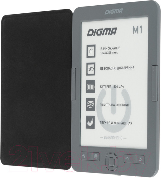 Изображение товара Электронная книга Digma M1 (темно-серый)