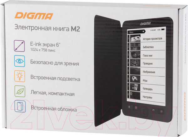 Изображение товара Электронная книга Digma M2 (темно-серый)