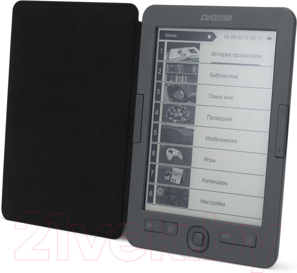 Изображение товара Электронная книга Digma X1 (темно-серый)