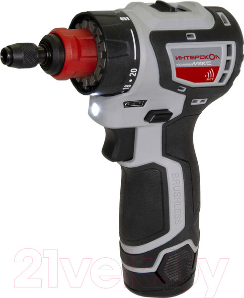 Изображение товара Аккумуляторная дрель-шуруповерт Интерскол ДА-10/12В (687.2.2.79)