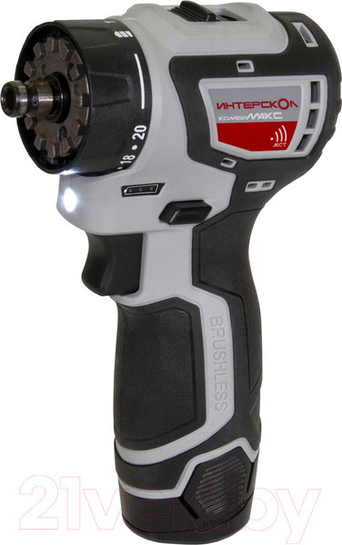 Изображение товара Аккумуляторная дрель-шуруповерт Интерскол ДА-10/12В (687.2.2.79)