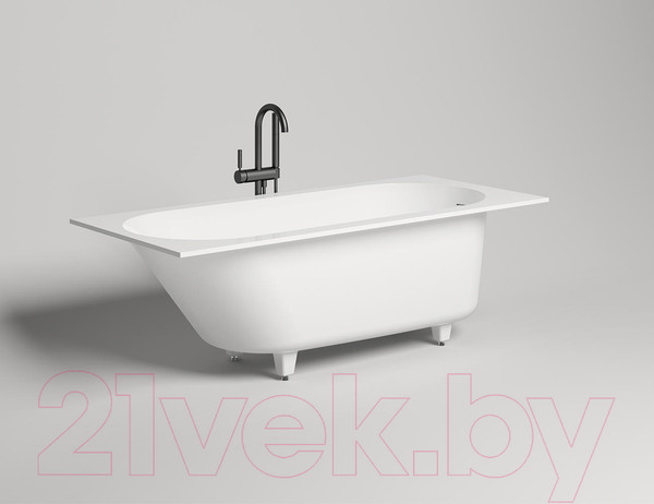 Изображение товара Ванна из искусственного мрамора Salini Ornella Kit 170x80 / 102424M (S-Stone, матовый)